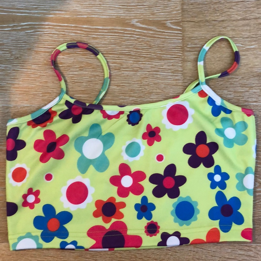 Printed crop top
